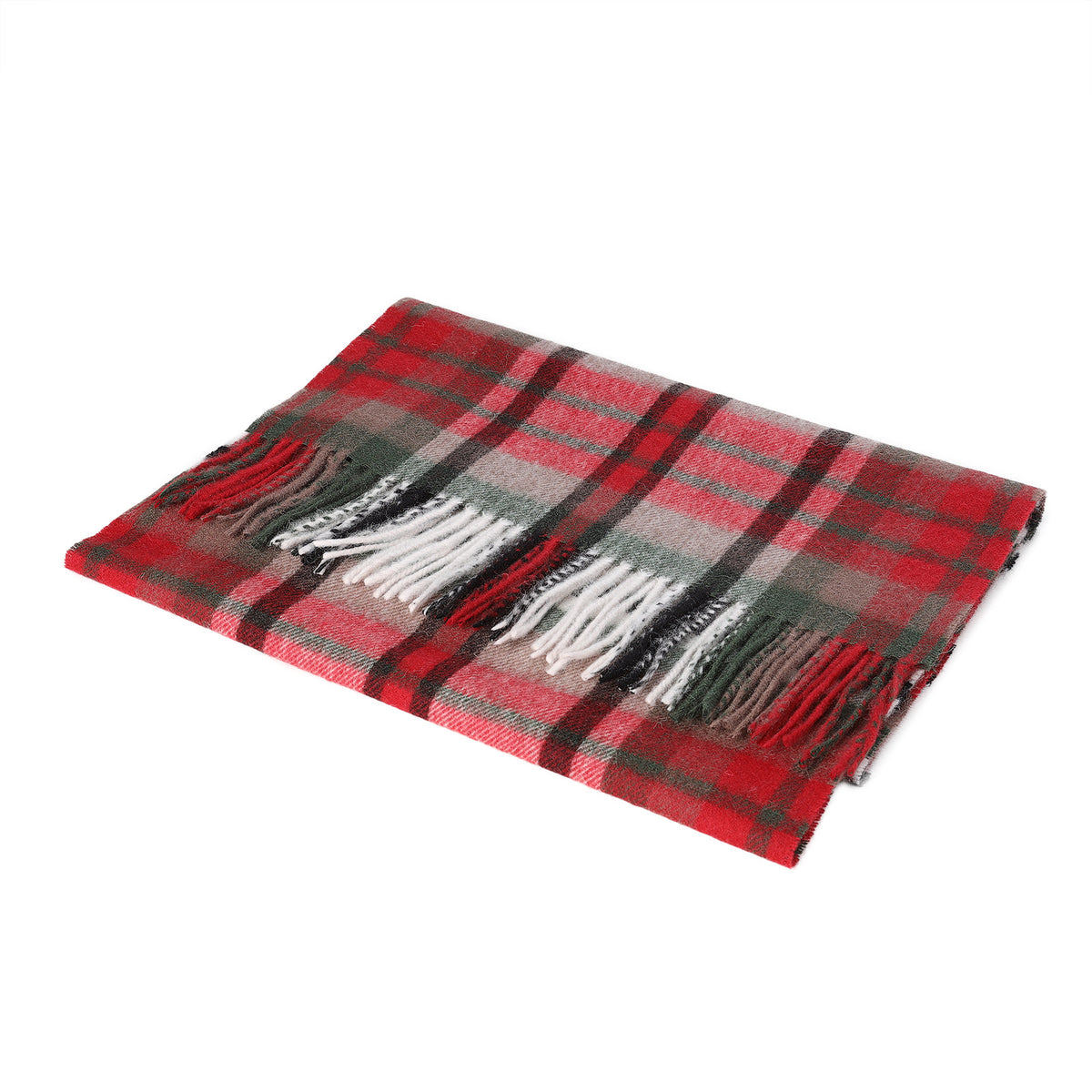 Heritage of Scotland 100% Lambswool Wide Scarf Soft Unisex Winter Wrap - Tartan & Check Designs - MACDUFF DRESS