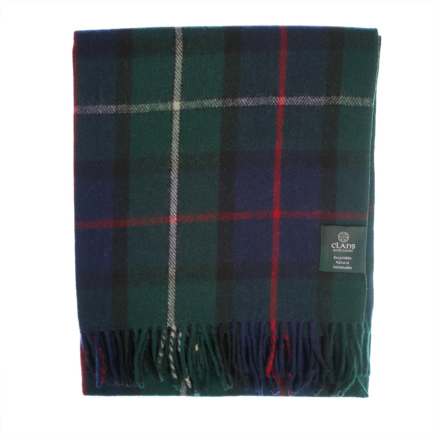 Highland Hearth – Recycled Wool Tartan Knee Blanket - MACKENZIE