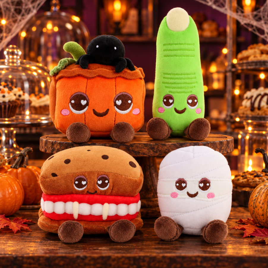 Keel Toys Halloween Bakery Treats Soft Toys - Scented Plush - Spooky s'more