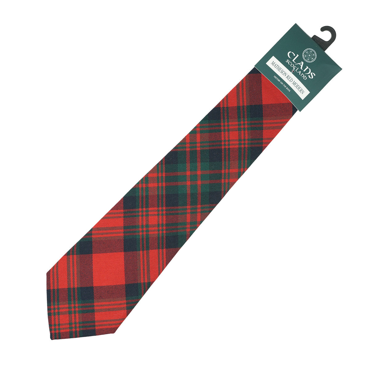Traditional Scottish Clan Tartan Tie – Traditional Plaid Necktie - MATHESON RED
