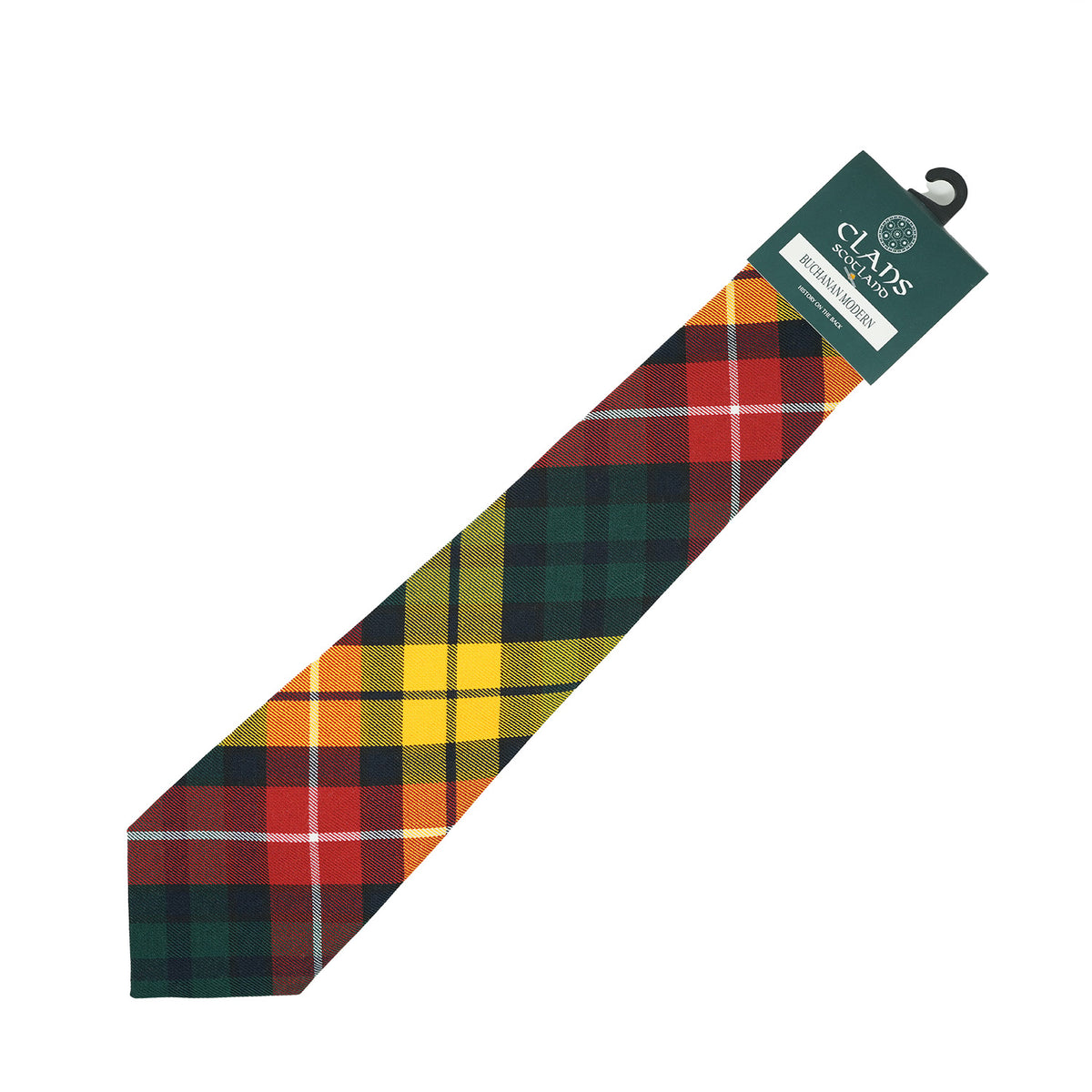 Traditional Scottish Clan Tartan Tie – Traditional Plaid Necktie - BUCHANAN