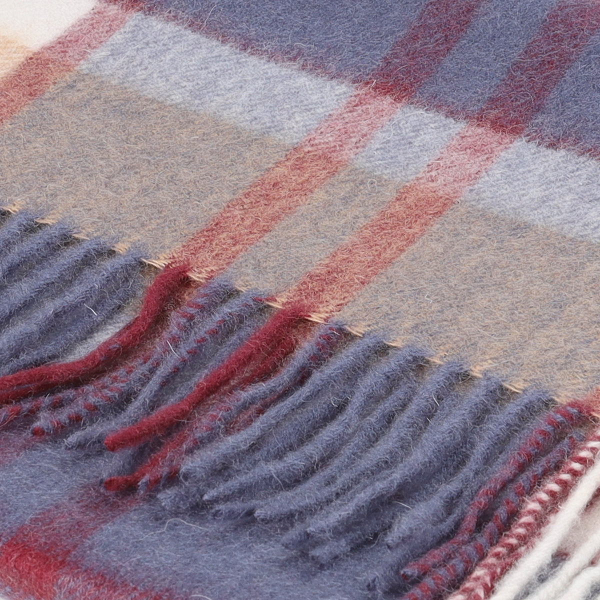 Heritage of Scotland 100% Lambswool Wide Scarf Soft Unisex Winter Wrap - Tartan & Check Designs - BANNOCKBANE NAVY