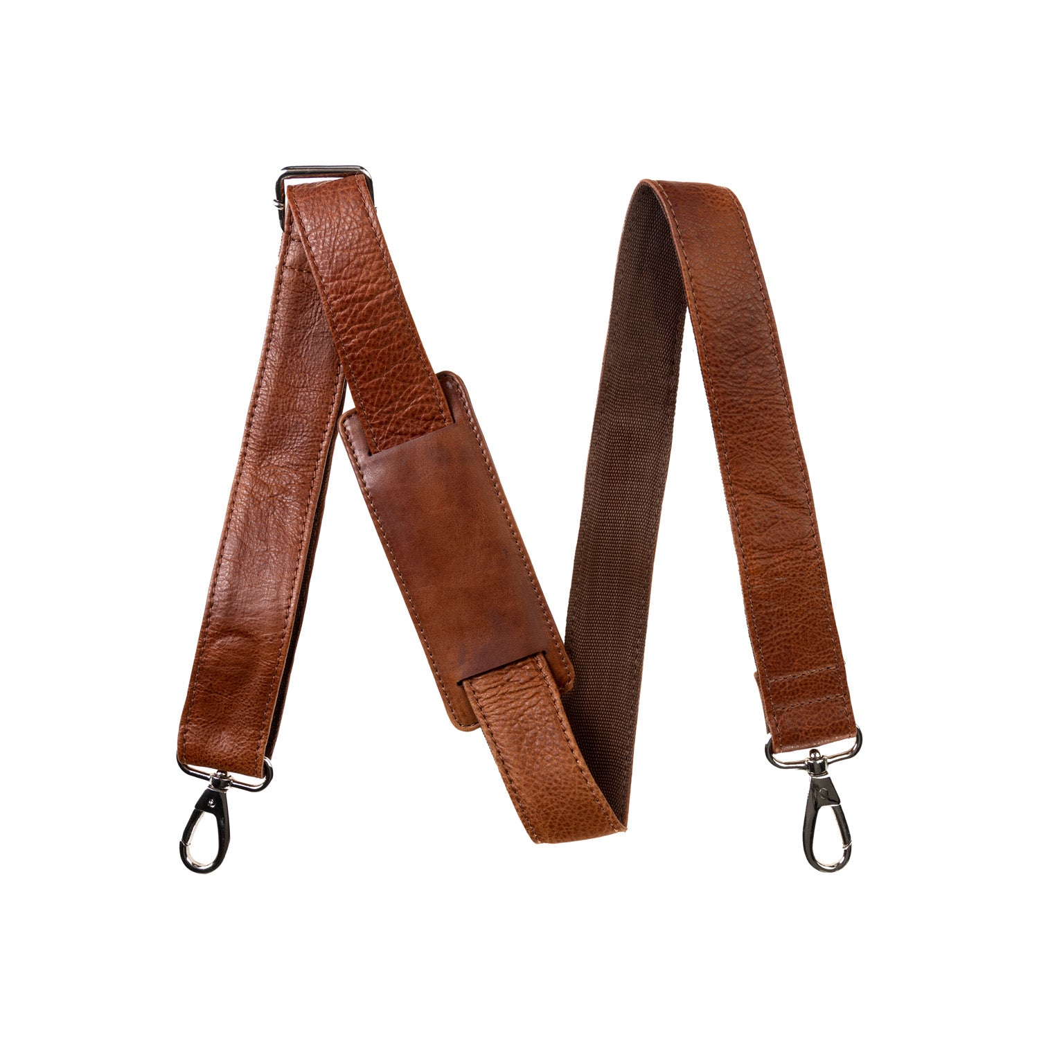 Ht Leather Weekender Bag Blue & Brown Check Hb / Tan