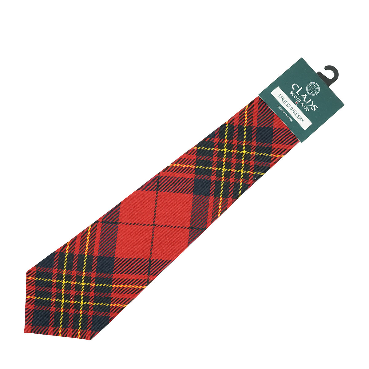 Traditional Scottish Clan Tartan Tie – Traditional Plaid Necktie - LESLIE RED