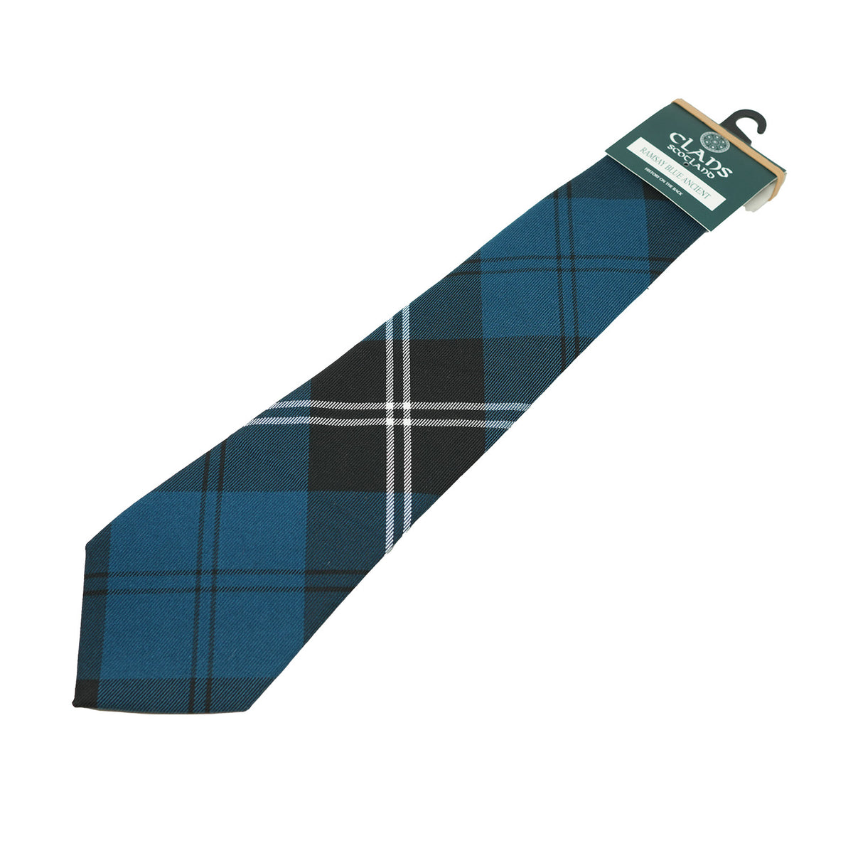 Traditional Scottish Clan Tartan Tie – Traditional Plaid Necktie - RAMSAY BLUE ANCIENT