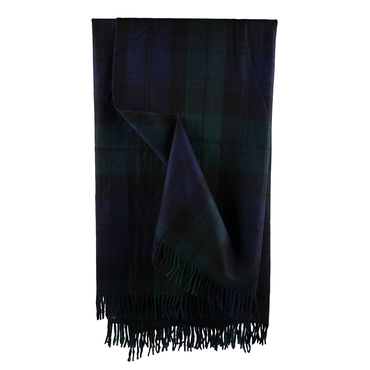 Highland Wool Blend Tartan Blanket Throw