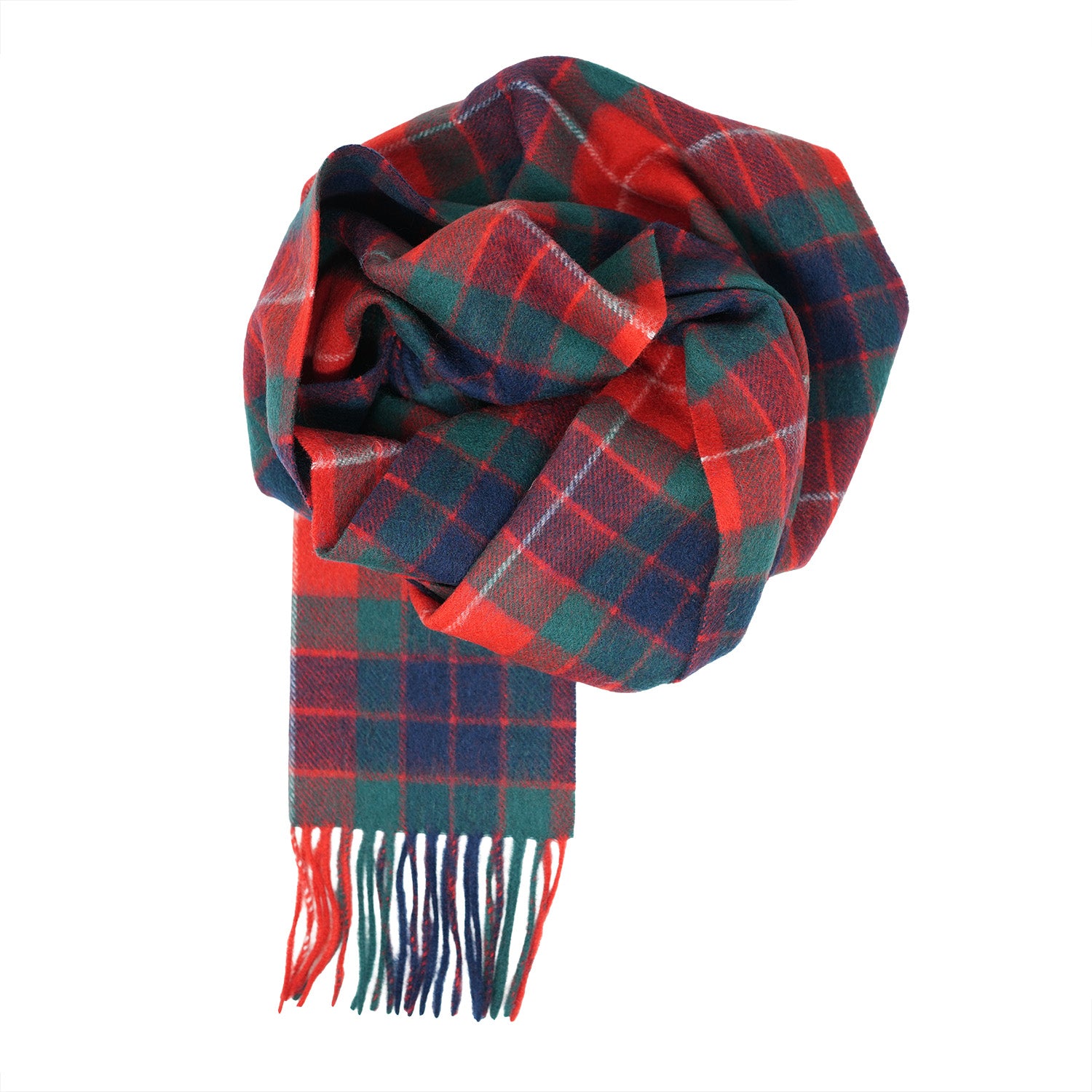 Tartan of Scotland 100% Pure New Wool Clan Scarf - Fraser Red