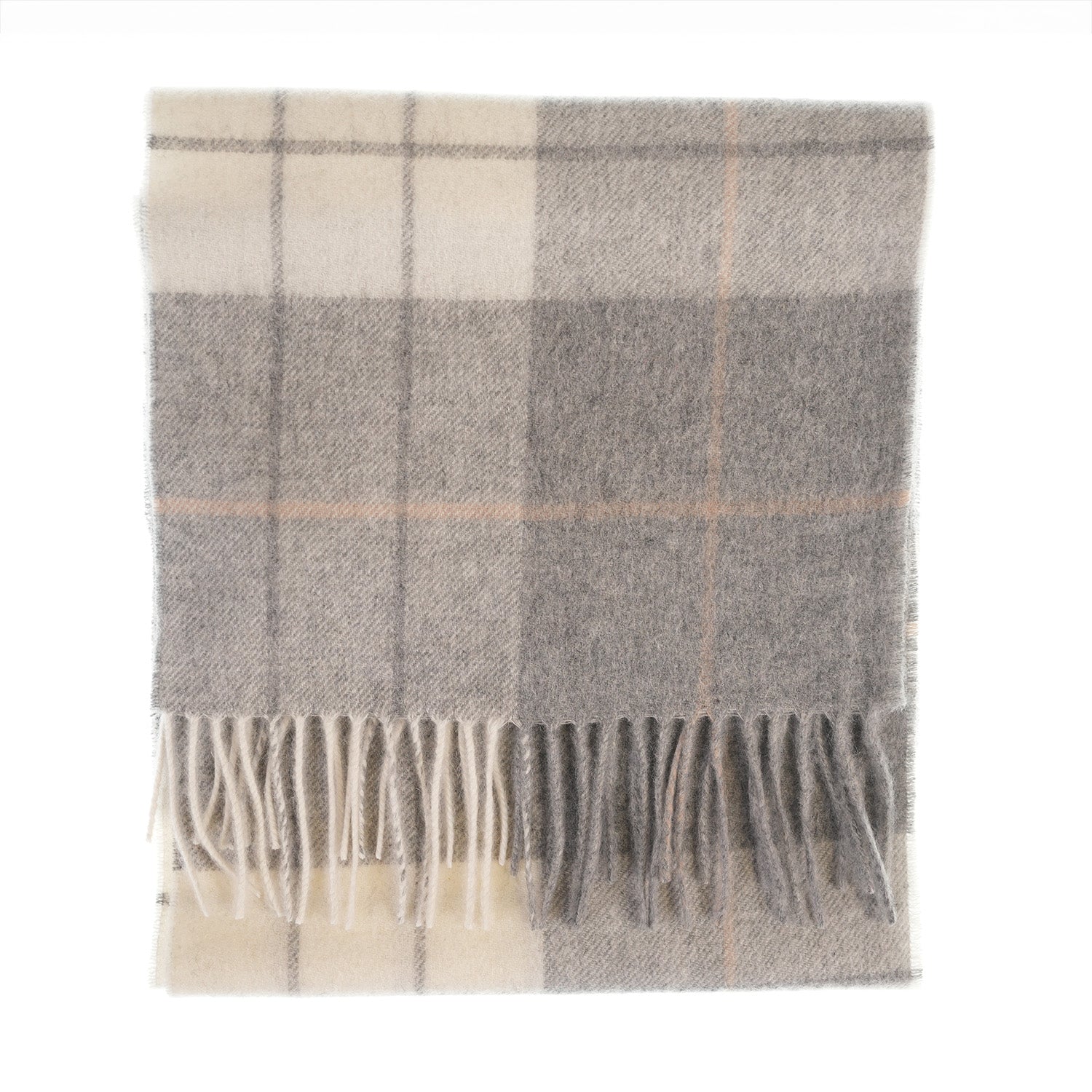 Edinburgh Cashmere Premium Lightweight Scarf - Ultra-Soft Luxury Wrap - NEWSOME GREY