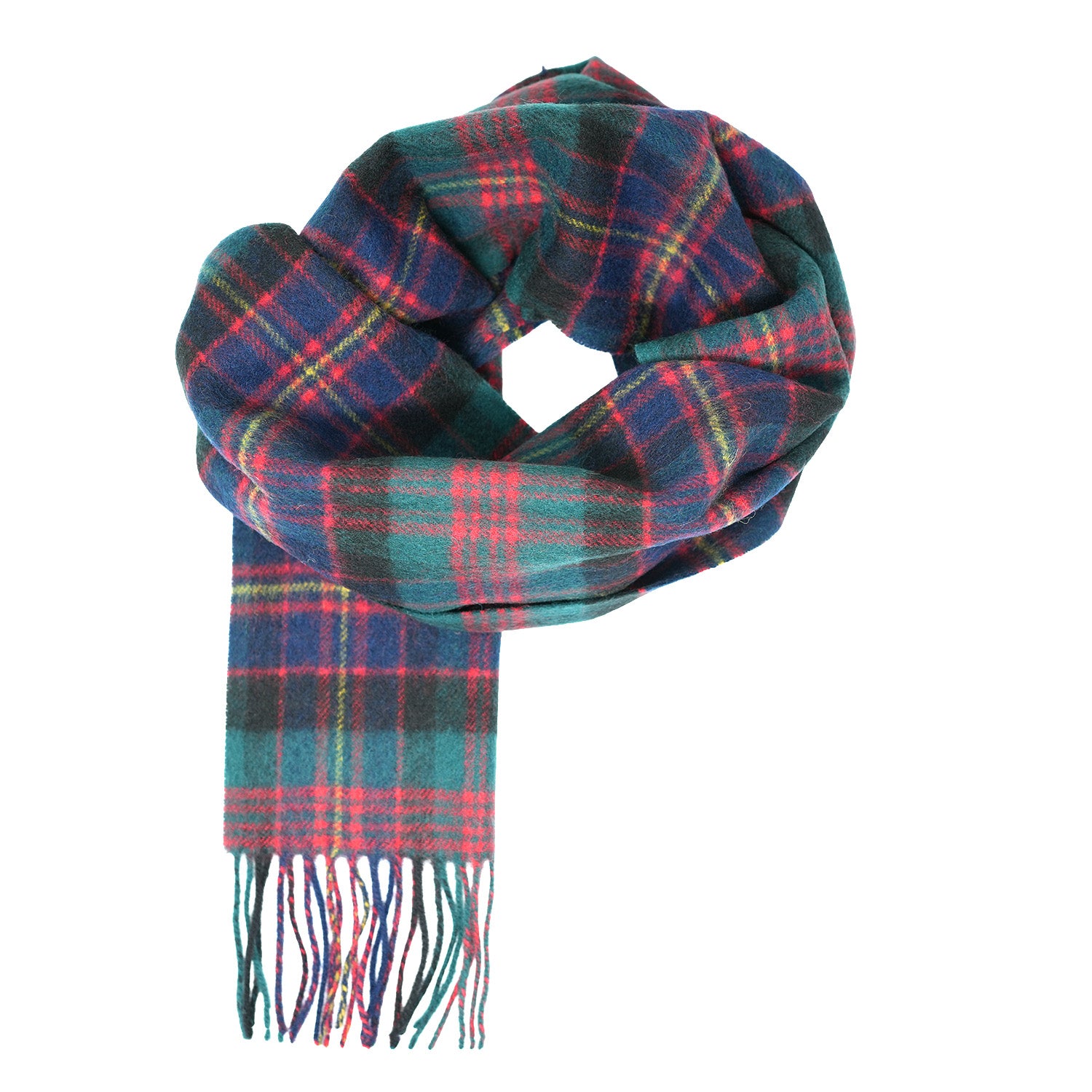 Tartan of Scotland 100% Pure New Wool Clan Scarf - Cameron of Erracht