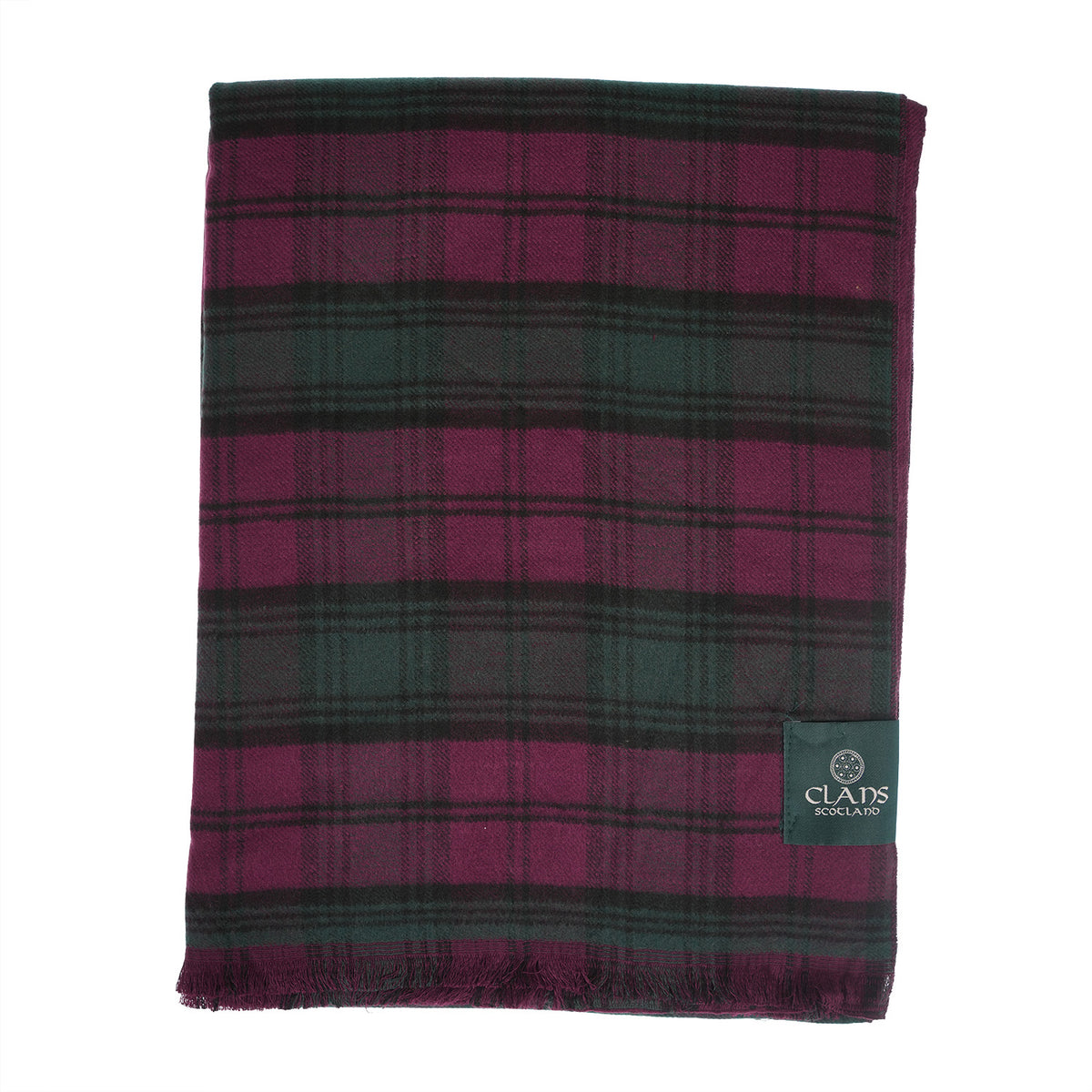 The Highland Wrap: Reversible Ultra-Soft Tartan Stole - Lindsay