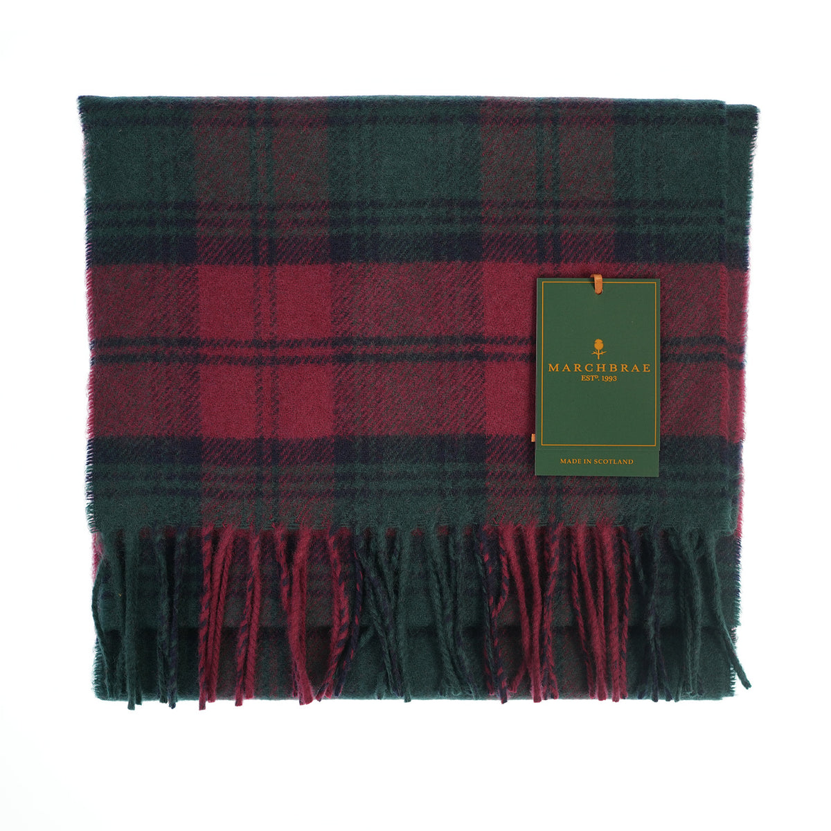 100% Lambswool Scarf – Traditional Tartan & Check Designs - Made in Scotland - Lindsay