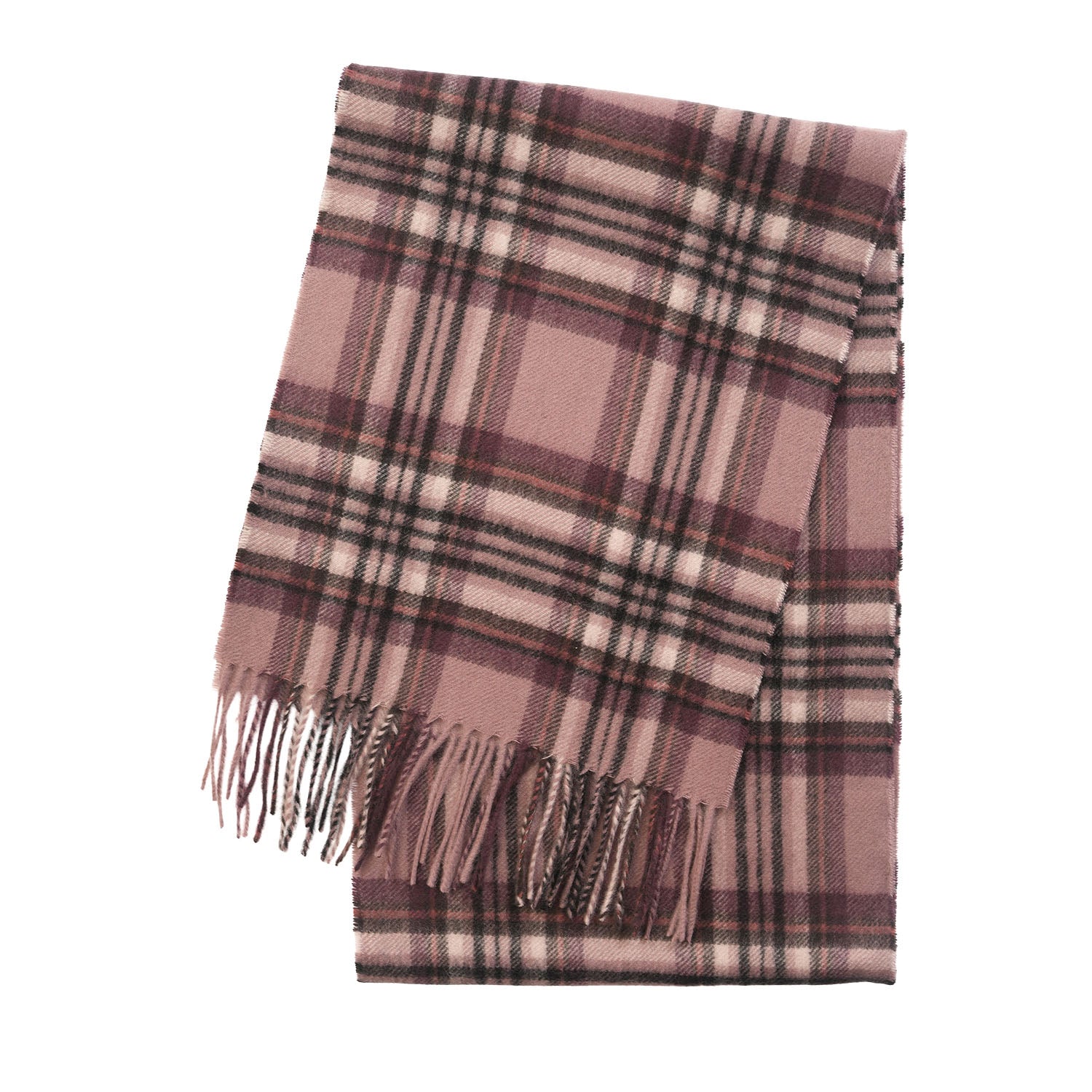 Edinburgh Cashmere Premium Lightweight Scarf - Ultra-Soft Luxury Wrap - STEWART LILAC