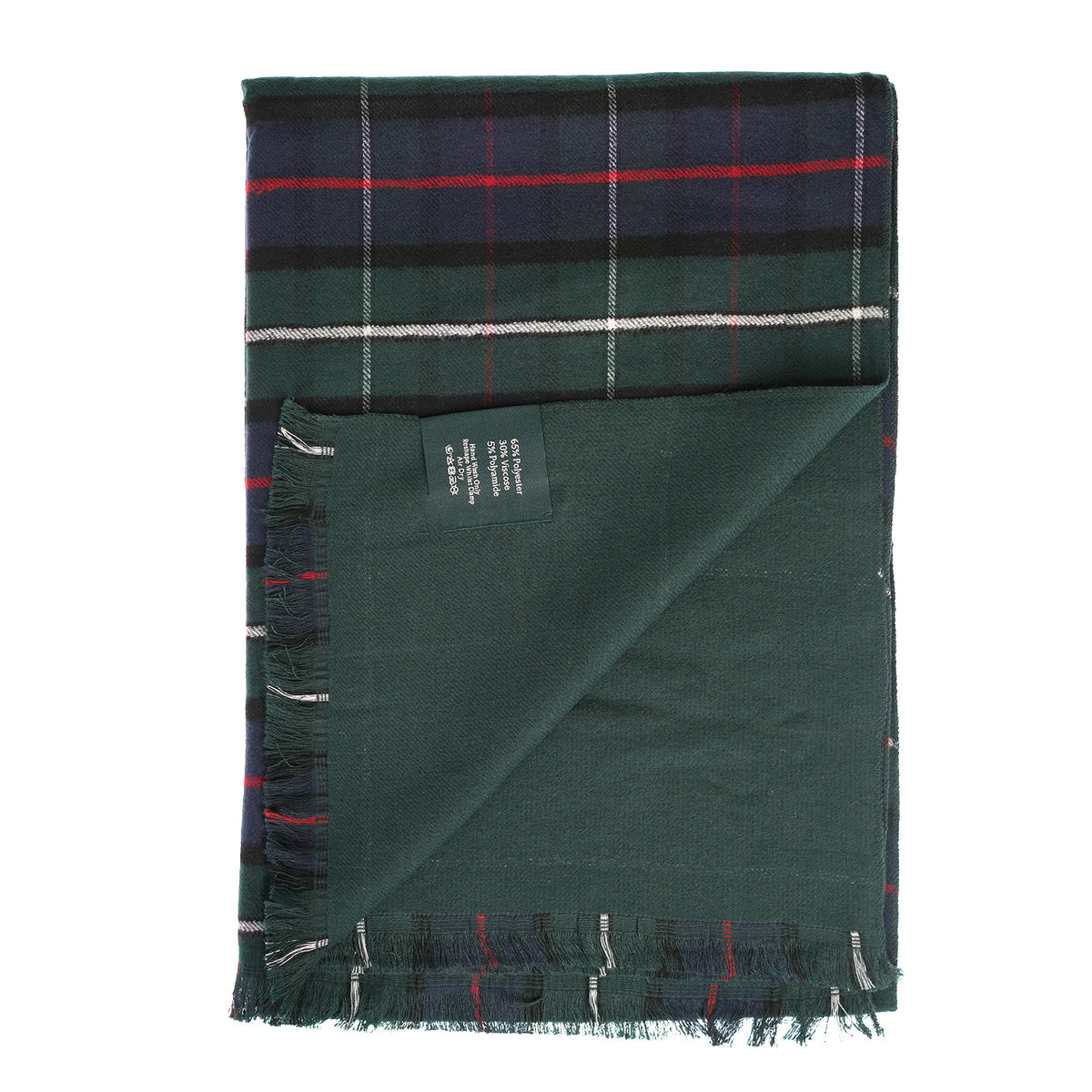 The Highland Wrap: Reversible Ultra-Soft Tartan Stole - Mckenzie