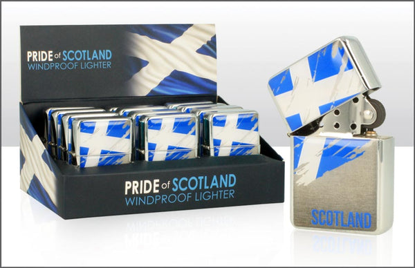 Scotland Saltire Flag Windproof Lighter
