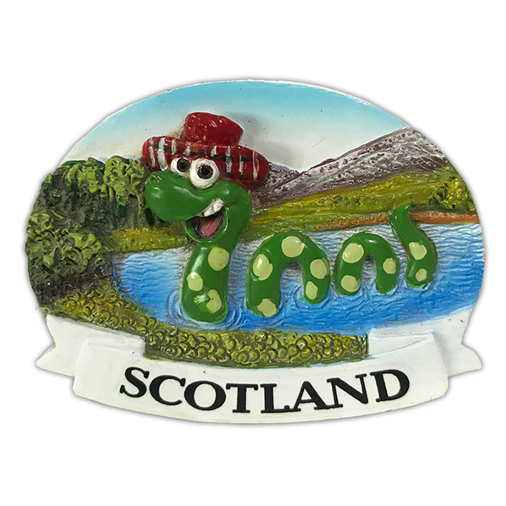 Scottish Polyresin Fridge Magnets – Fun Souvenirs with Iconic Designs - Nessie Scotland