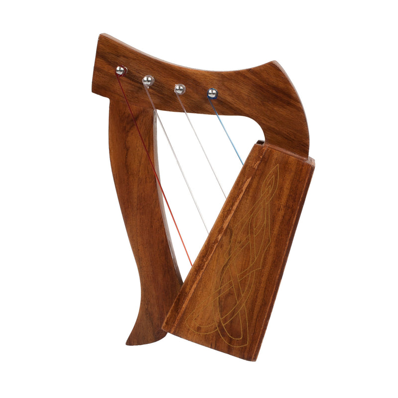 4 Strings Celtic Wooden Harp - Decorative Object