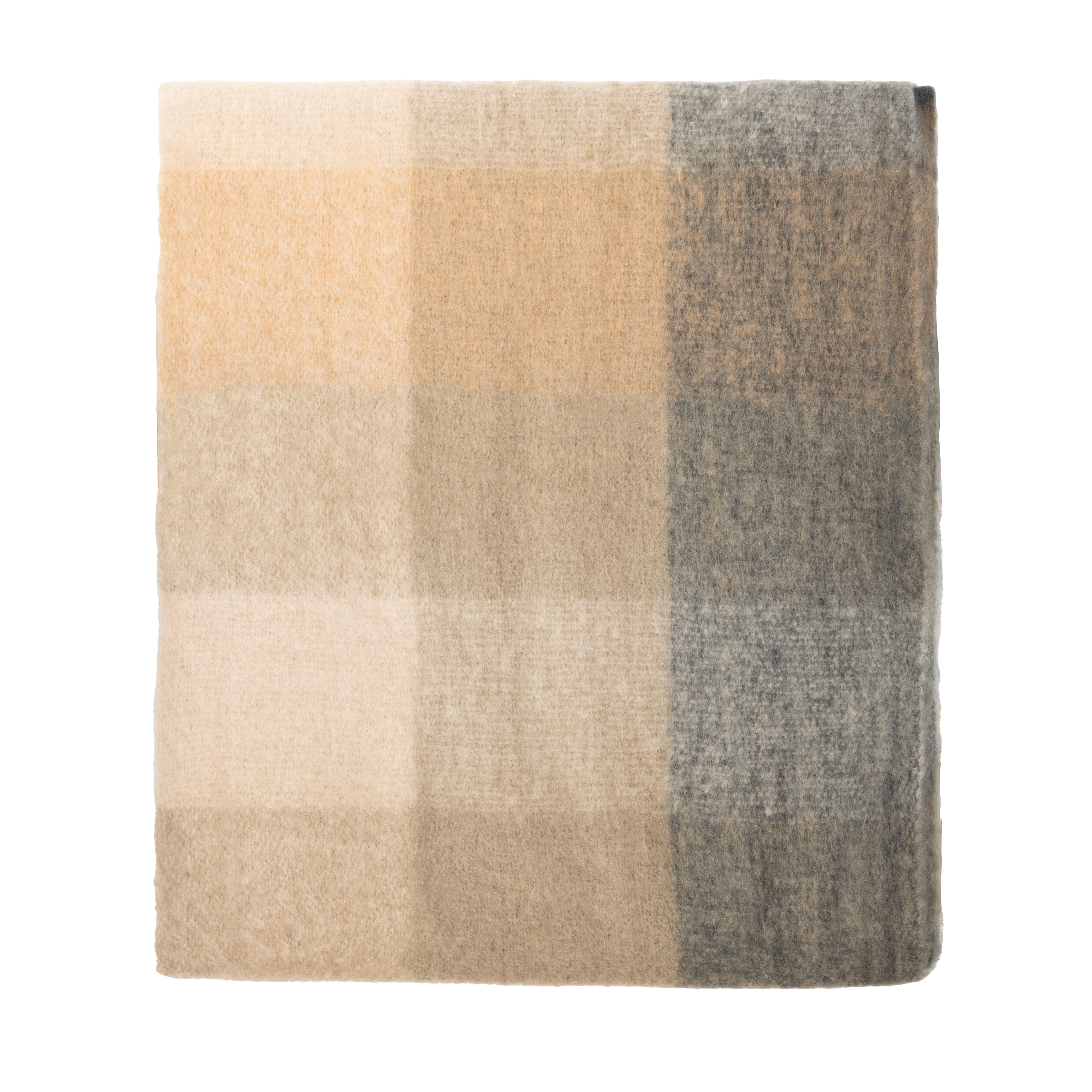 Blanket Scarf Camel Check