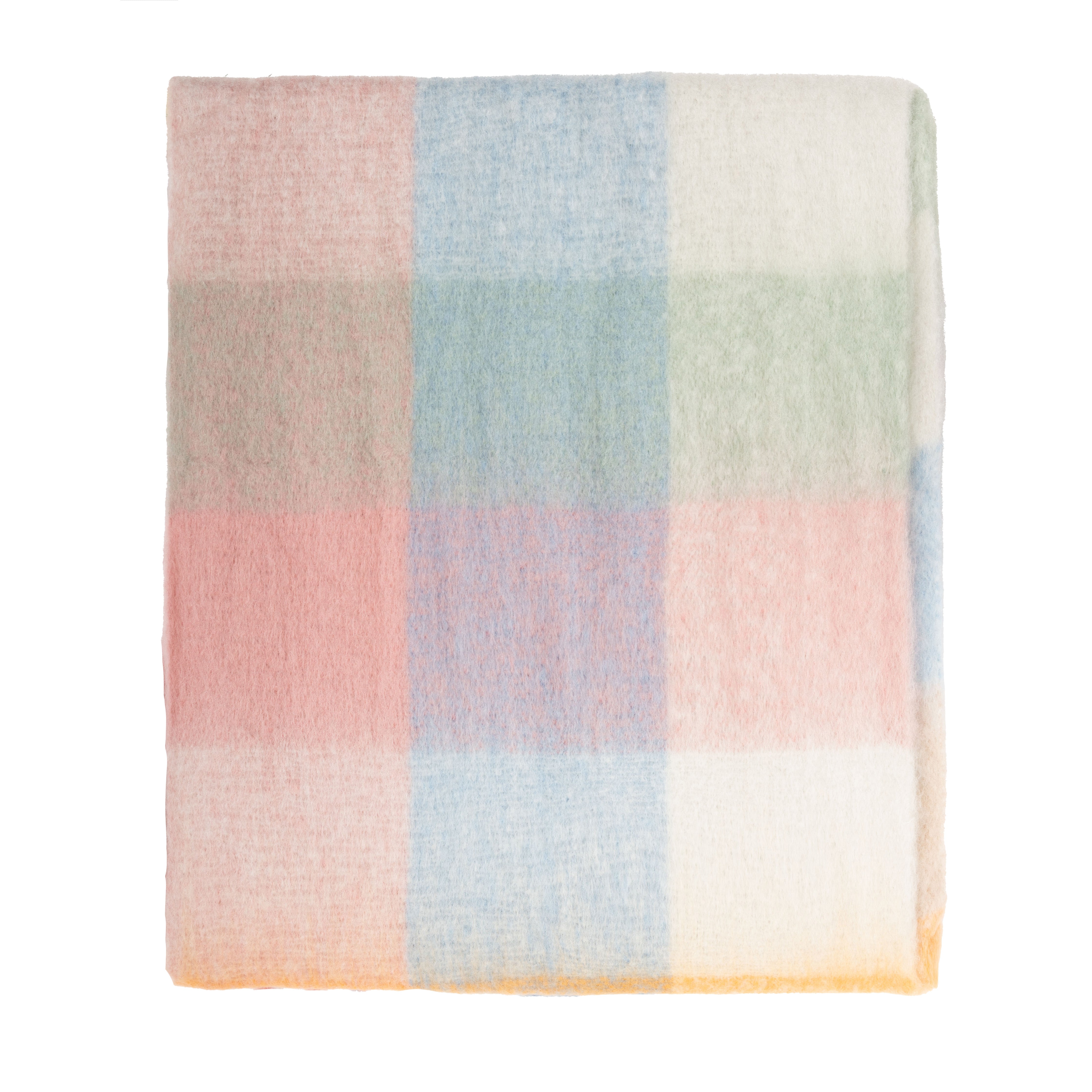Blanket Scarf Pastel Check
