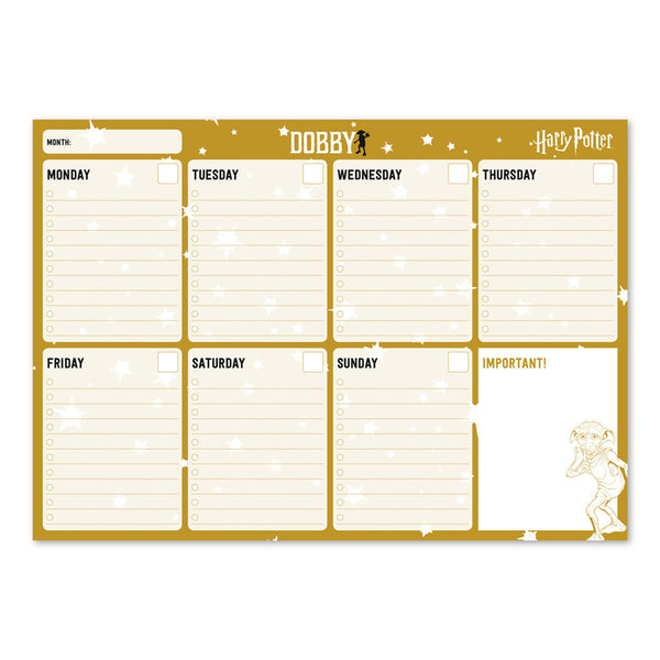 Weekly Planner Notepad A4 Hp Dobby
