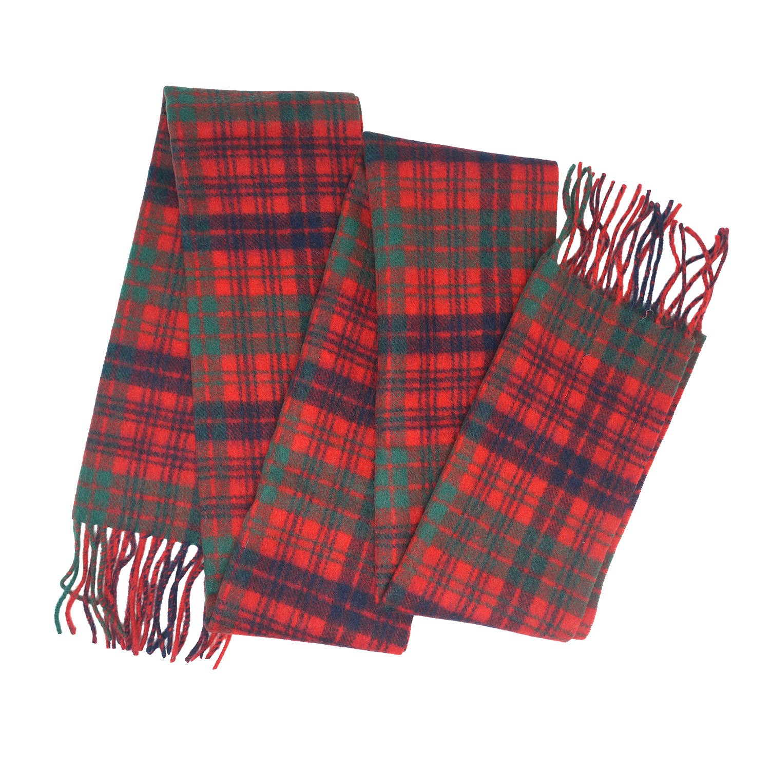 Tartan of Scotland 100% Pure New Wool Clan Scarf - Ross Red