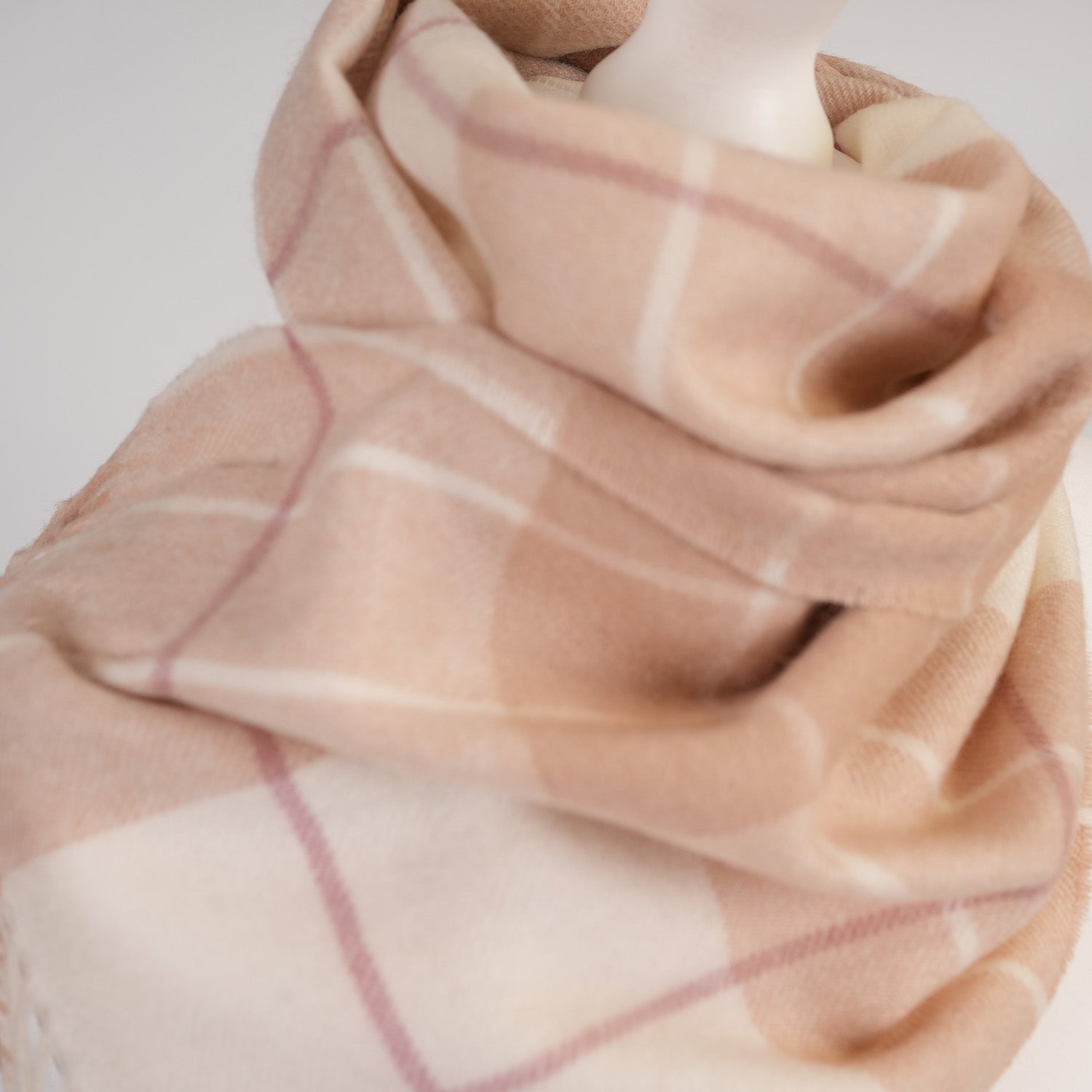 Edinburgh Cashmere Premium Lightweight Scarf - Ultra-Soft Luxury Wrap - NEWSOME CAMEL