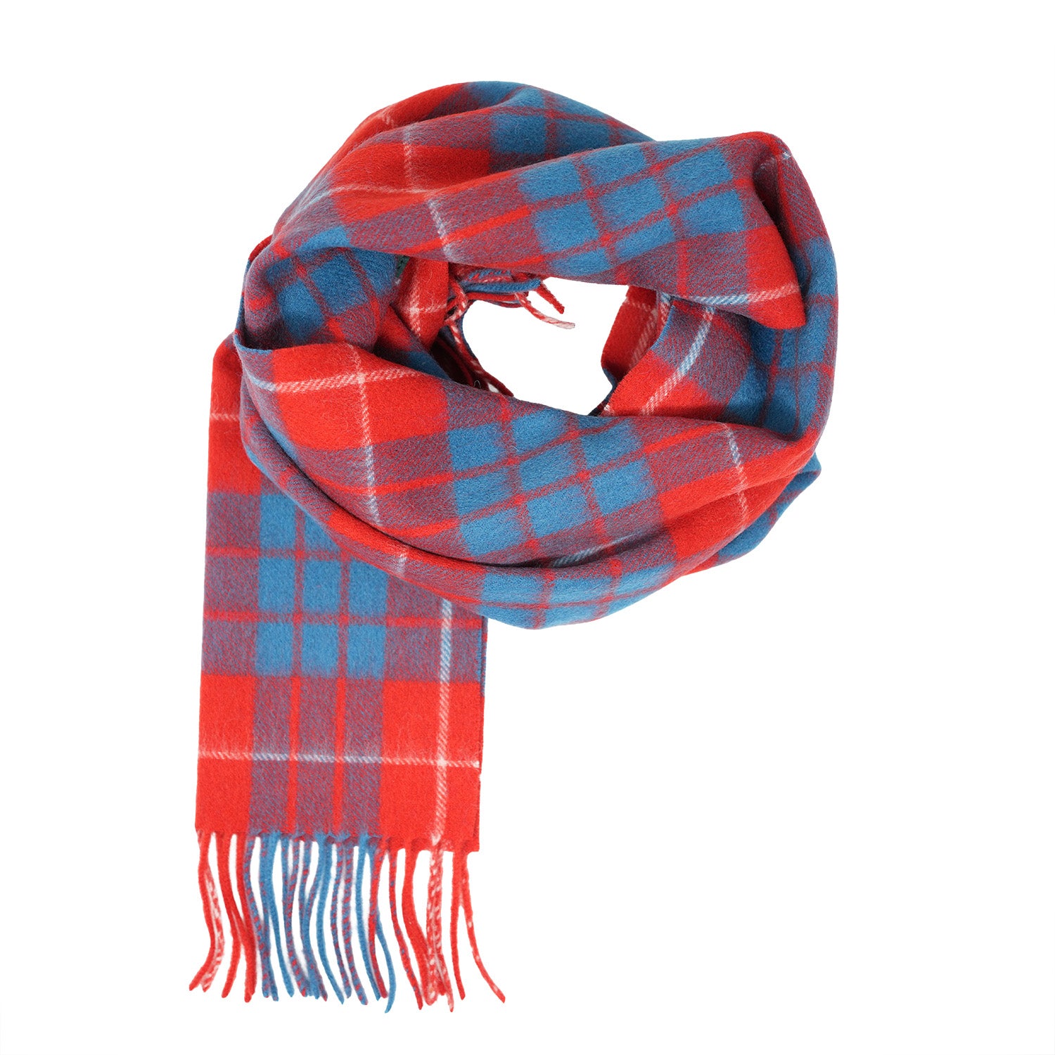 Tartan of Scotland 100% Pure New Wool Clan Scarf - Hamilton