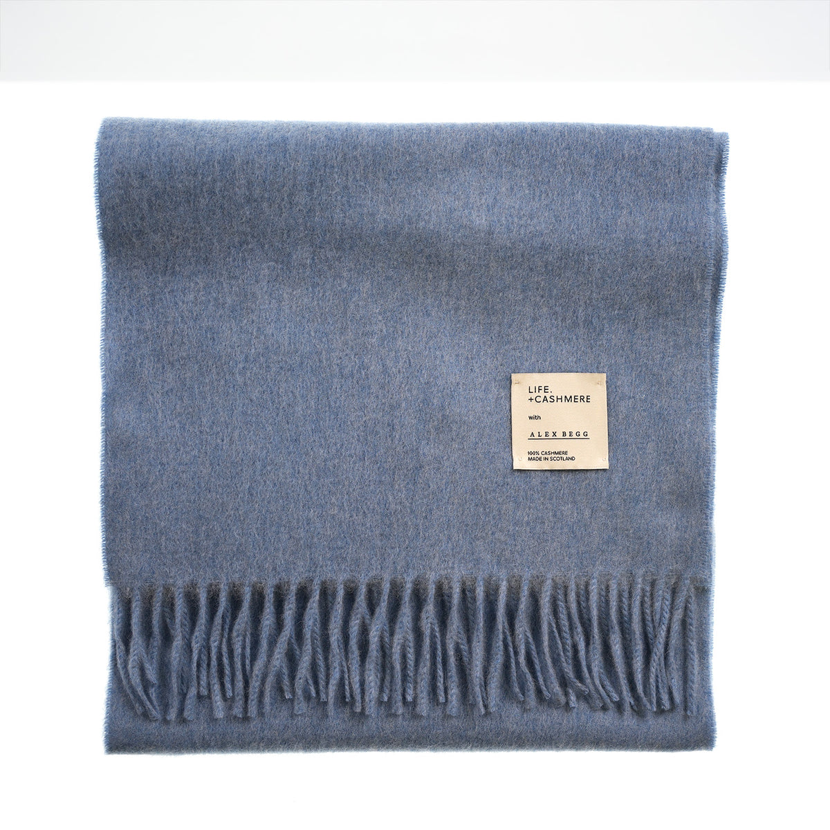 Balmoral 100% Cashmere Woven Scarf Tartan and Checks - Made in Scotland - PLAIN JEANS