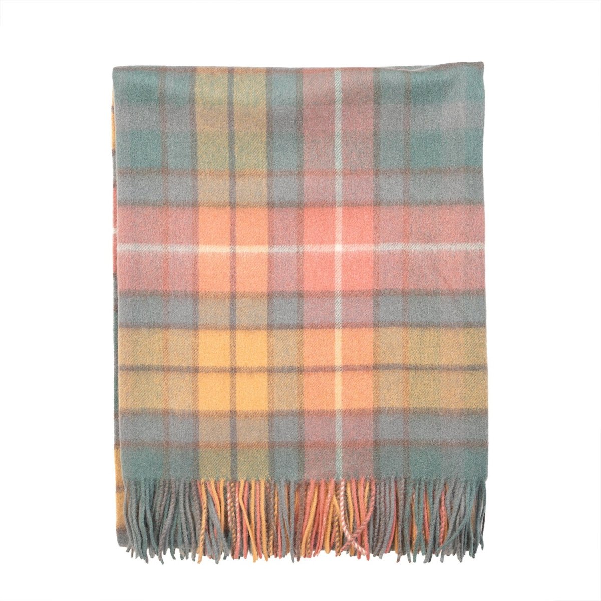 100% Pure Lambswool Blanket Throw – Luxury Soft Warm Wool Blanket - Home Décor - Buchanan Antique