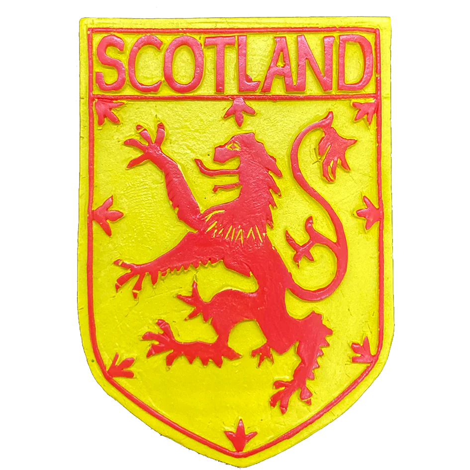 Scottish Polyresin Fridge Magnets – Fun Souvenirs with Iconic Designs - Lion Rampant