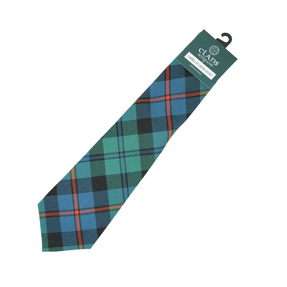 Traditional Scottish Clan Tartan Tie – Traditional Plaid Necktie - CAMPBELL OF CAWDOR ANCIENT