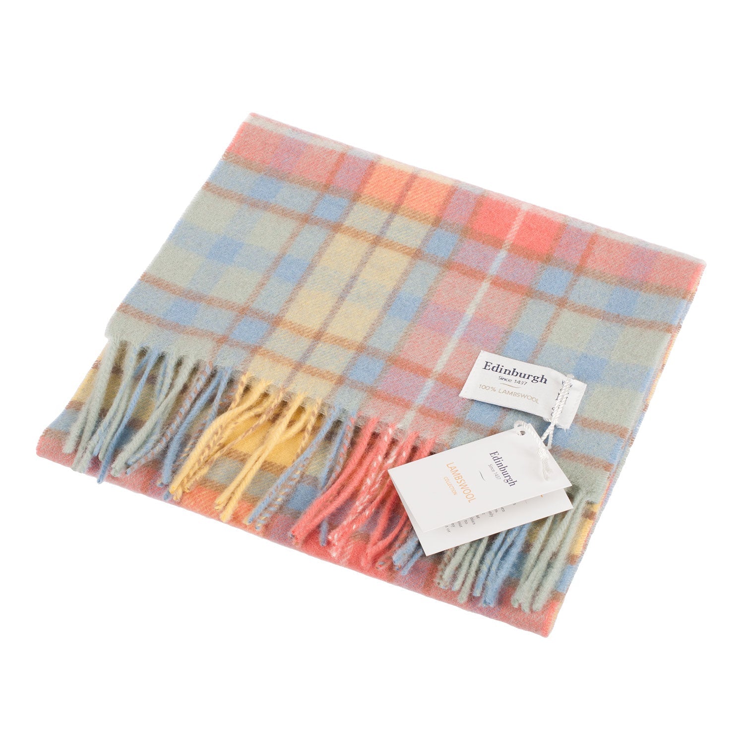 Edinburgh 100% Lambswool Scarf – Premium Soft Wool Wrap - BUCHANAN ANCIENT