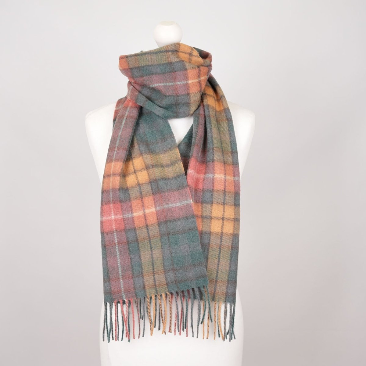 Edinburgh 100% Lambswool Scarf – Premium Soft Wool Wrap - BUCHANAN ANTIQUE