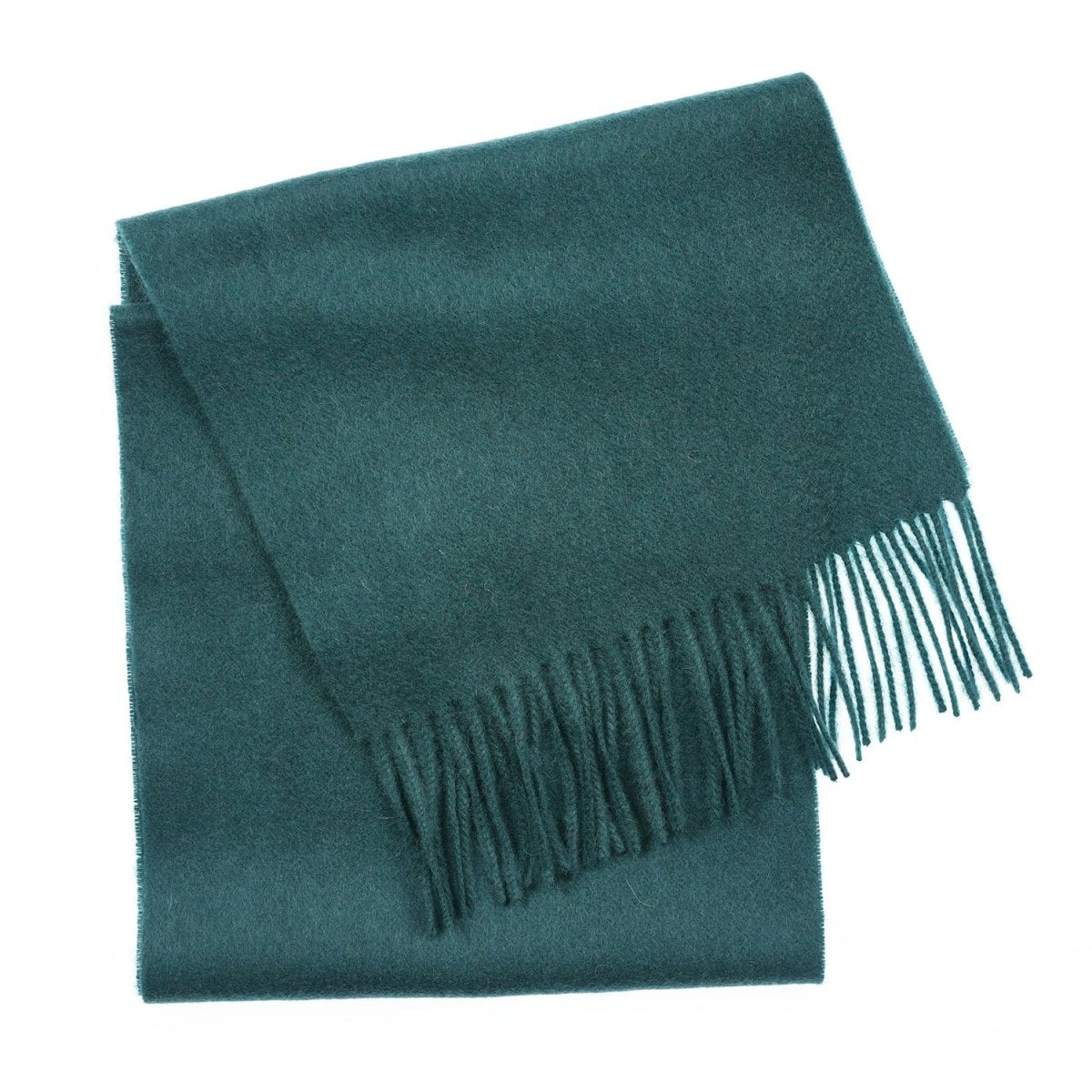 Edinburgh 100% Lambswool Scarf – Premium Soft Wool Wrap - Rainforest