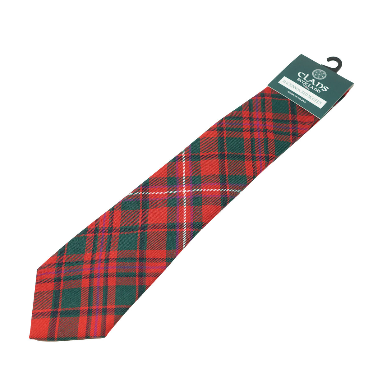 Traditional Scottish Clan Tartan Tie – Traditional Plaid Necktie - MACKINNON RED