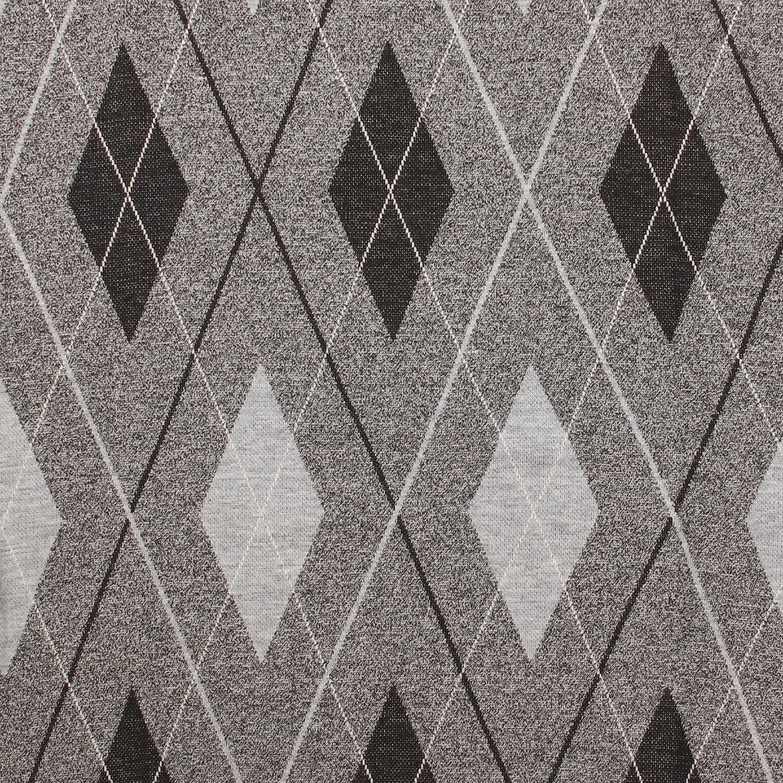 Argyle Ballantrae Jumper Crew Neck Light Grey Melange