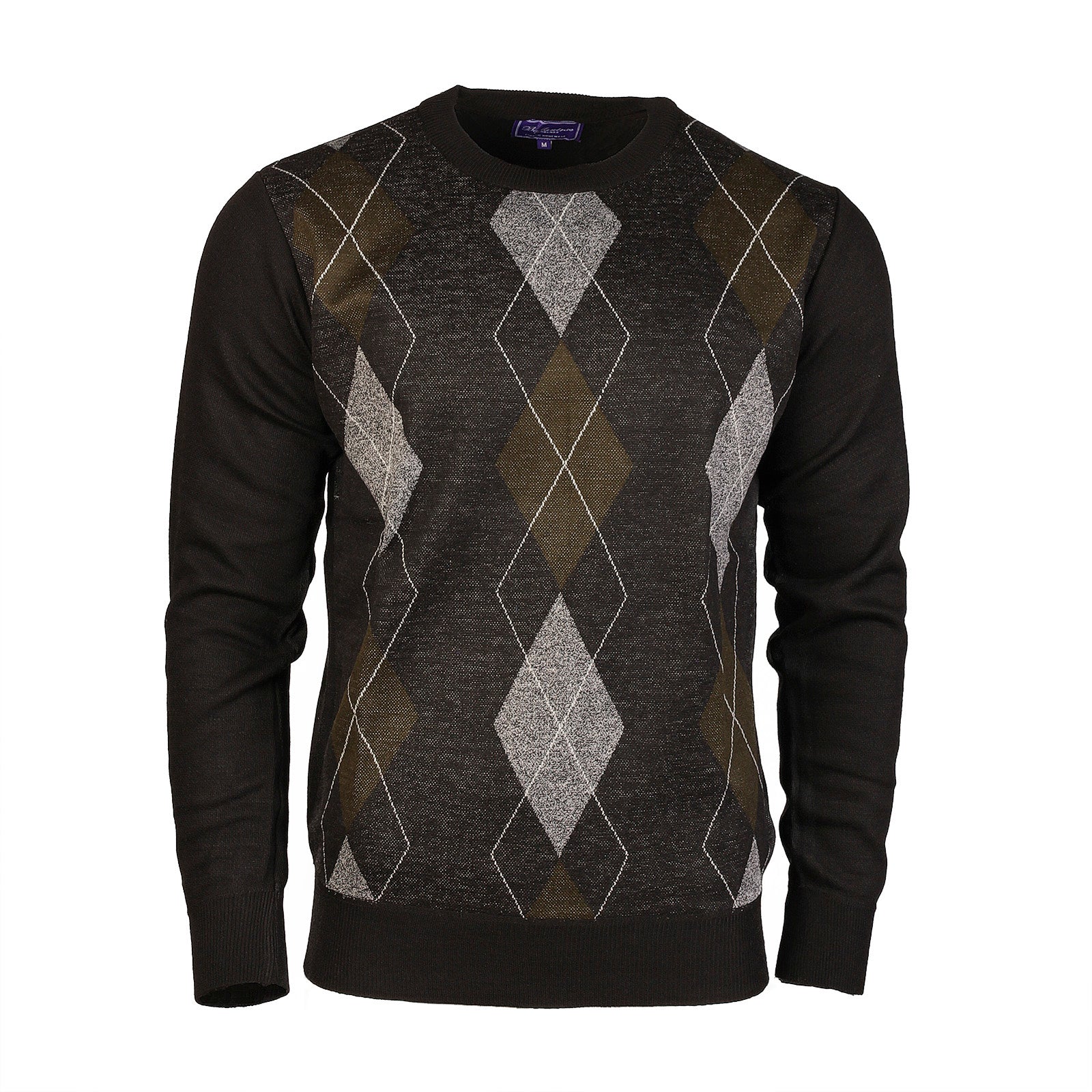 Argyle Ballantrae Jumper Crew Neck Black