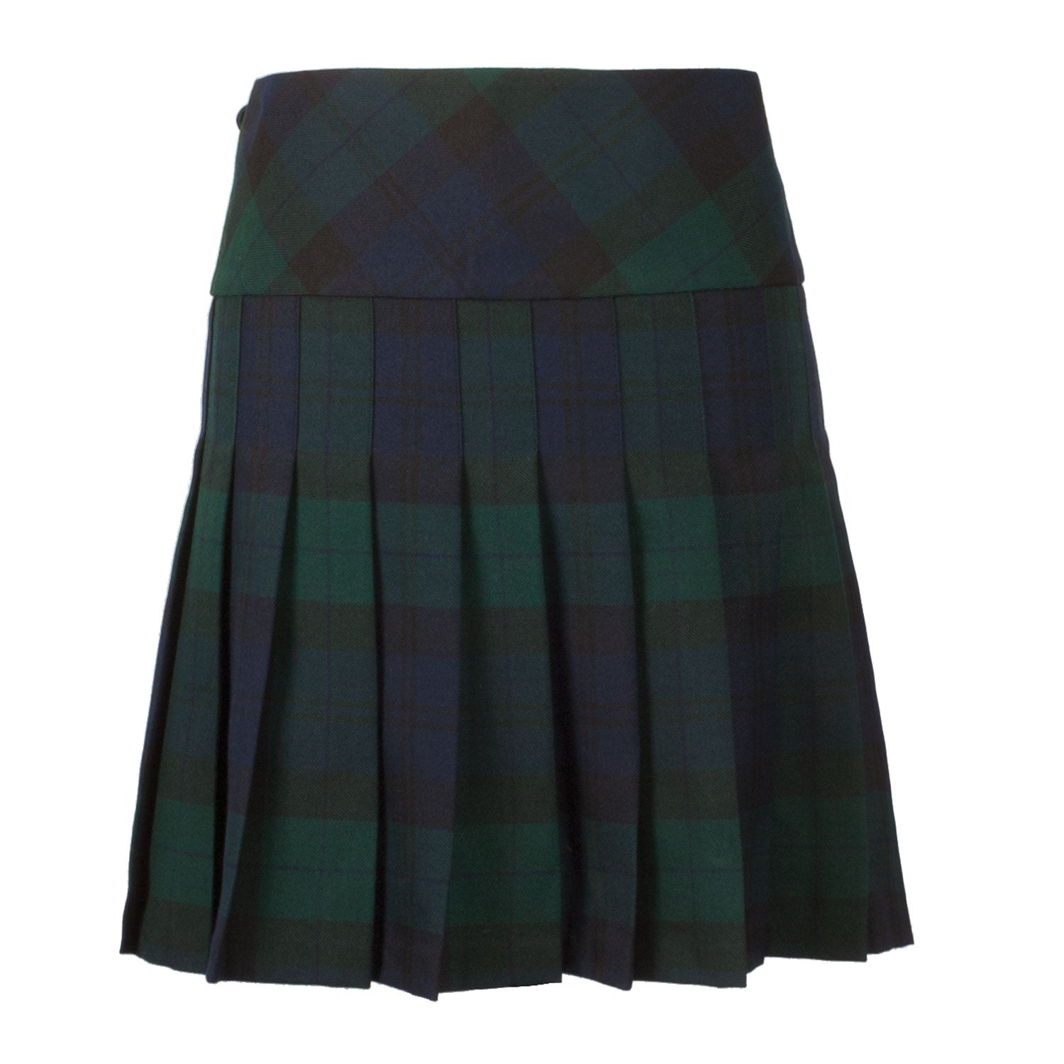 Ladies Deluxe Billie Kilted Skirt Black Watch