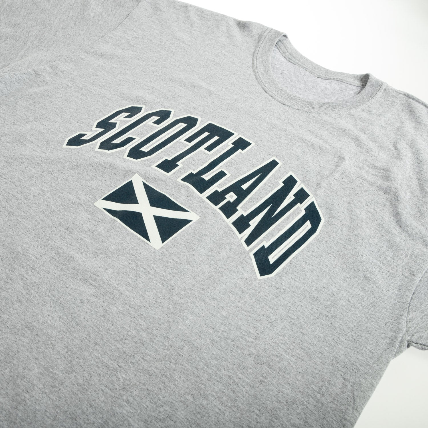 Scotland Harvard Print T/Shirt Sports Grey