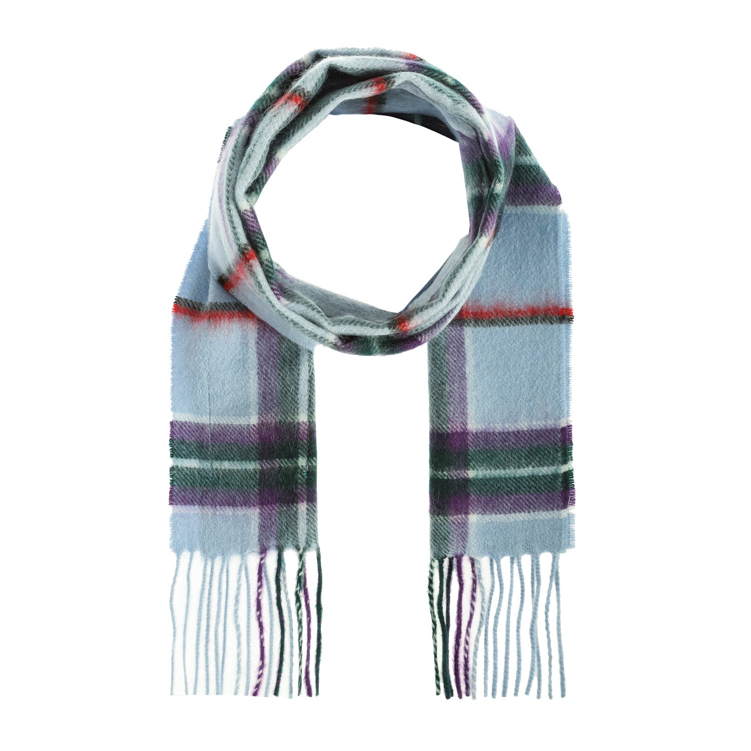 Cashmere Tartan Mini Scarf World Peace Tartan