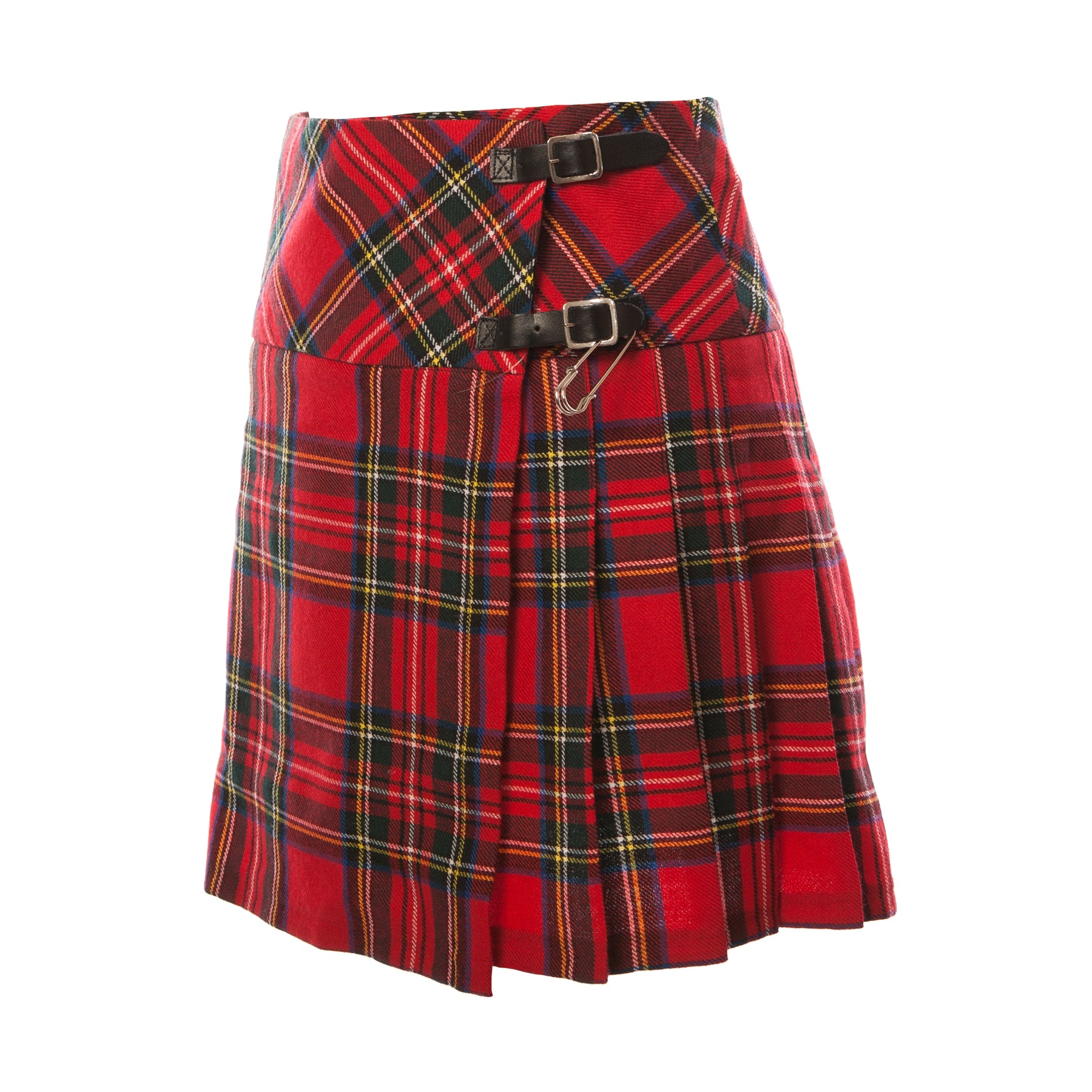 Ladies Tartan Billie Kilted Skirt Stewart Royal
