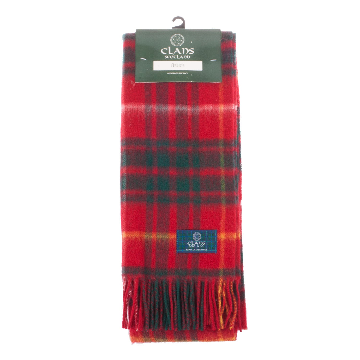 Lambswool Scottish Tartan Clan Scarf Bruce