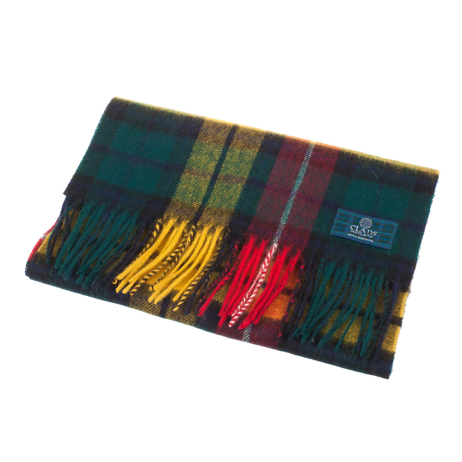 Lambswool Scottish Tartan Clan Scarf Buchanan Modern