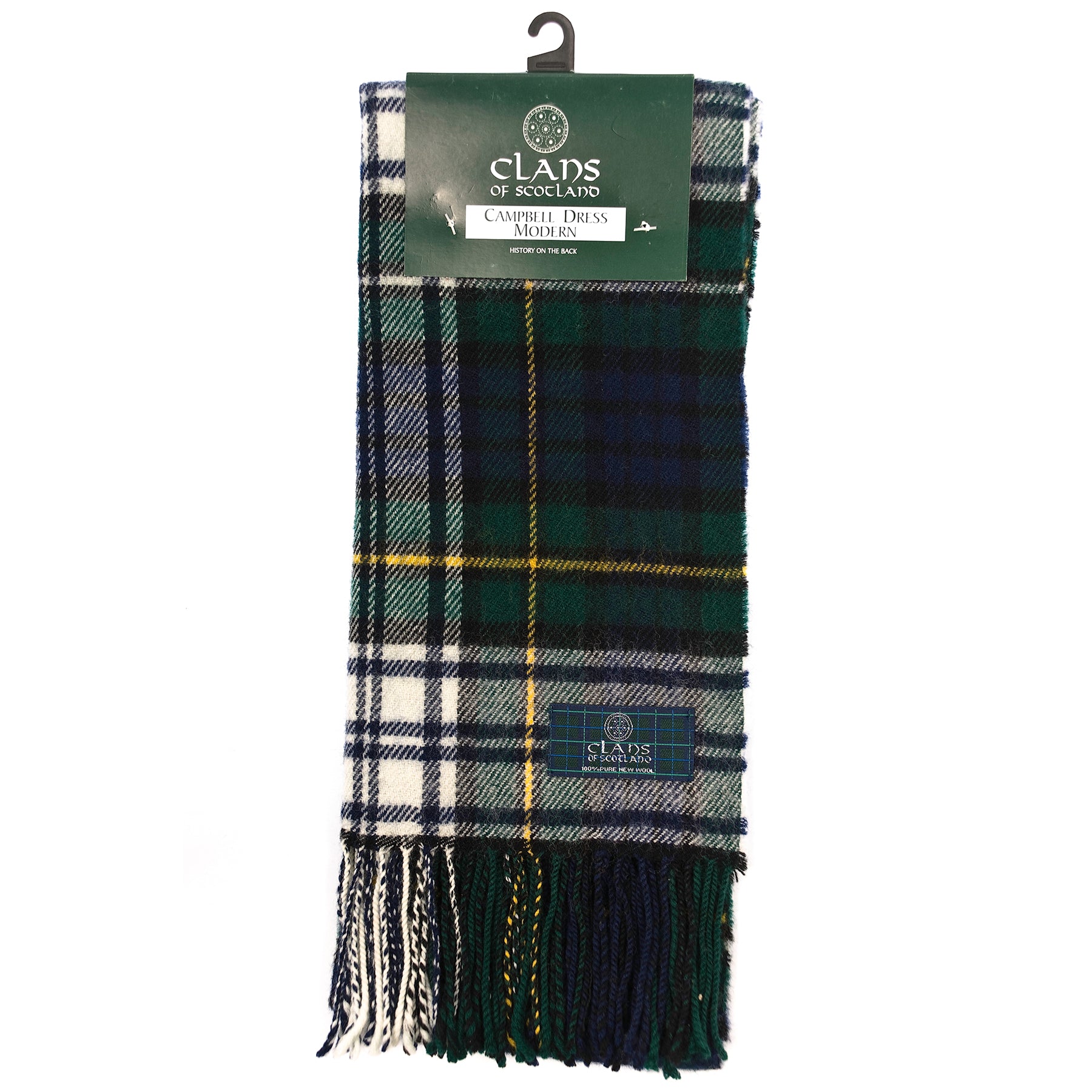 Lambswool Scottish Tartan Clan Scarf Campbell Dress