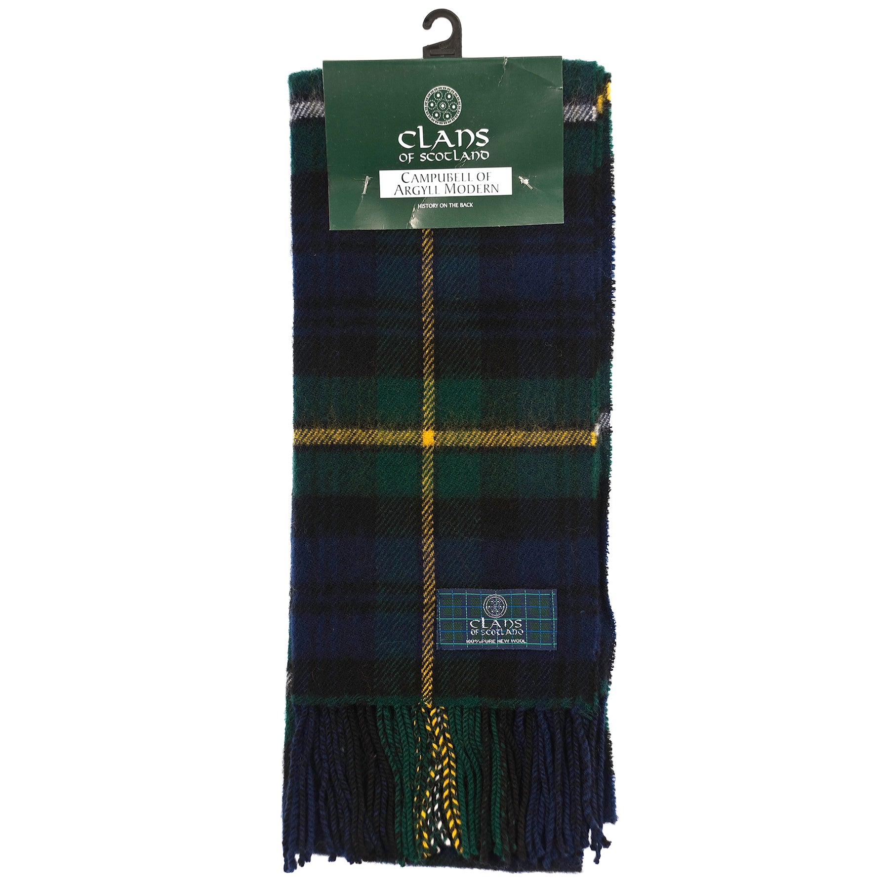 Lambswool Scottish Tartan Clan Scarf Campbell Of Argyll