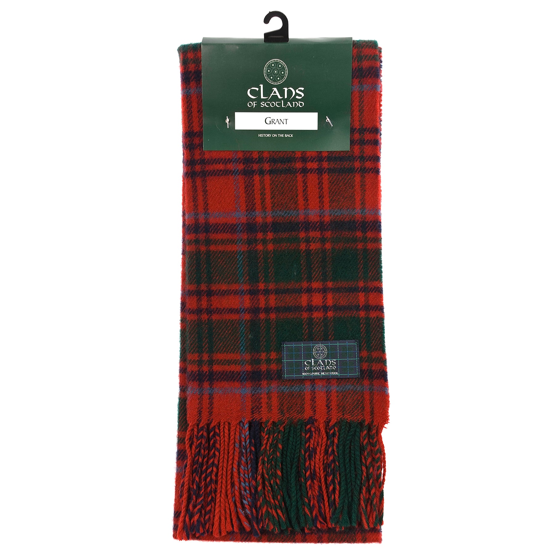 Lambswool Scottish Tartan Clan Scarf Grant