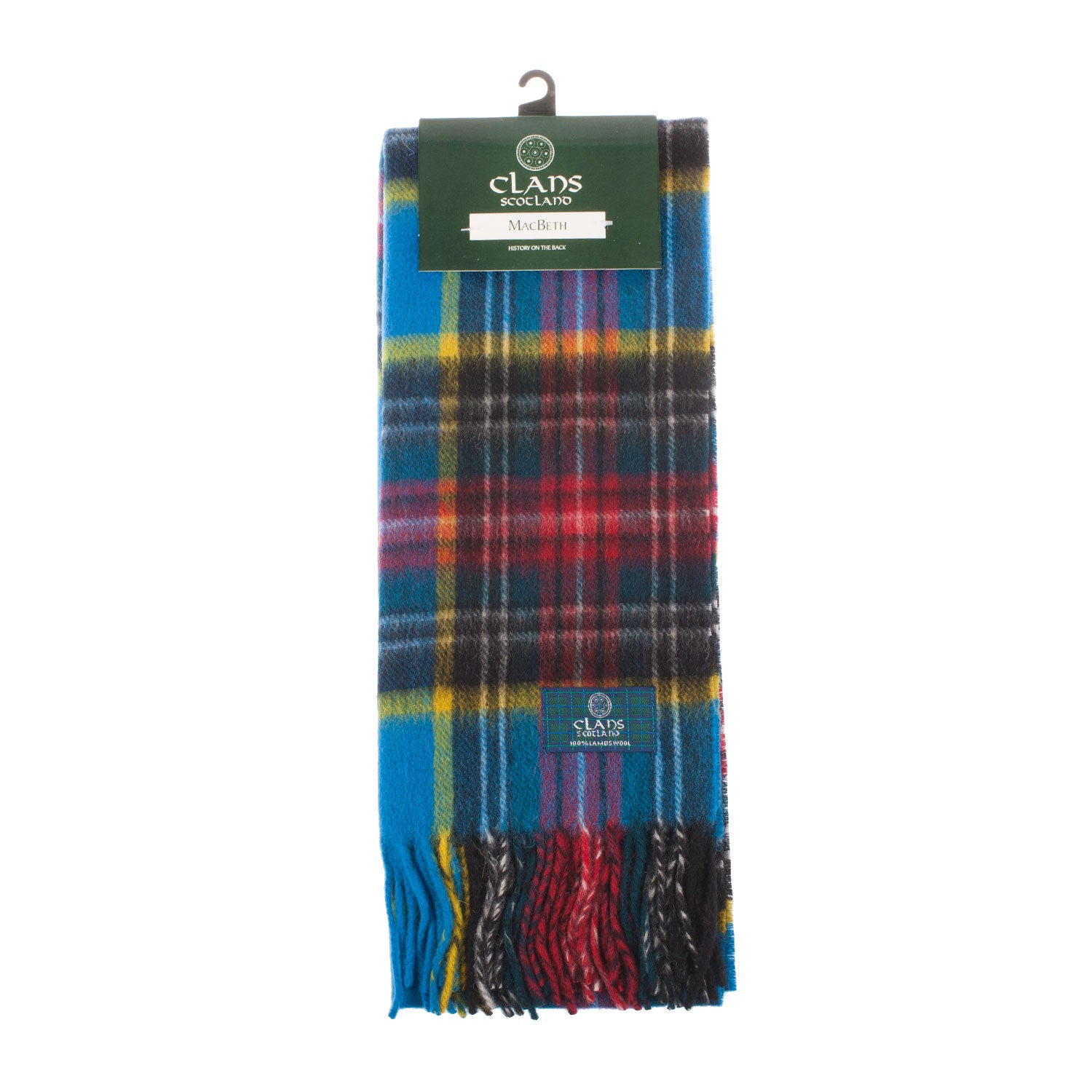 Lambswool Scottish Tartan Clan Scarf Macbeth