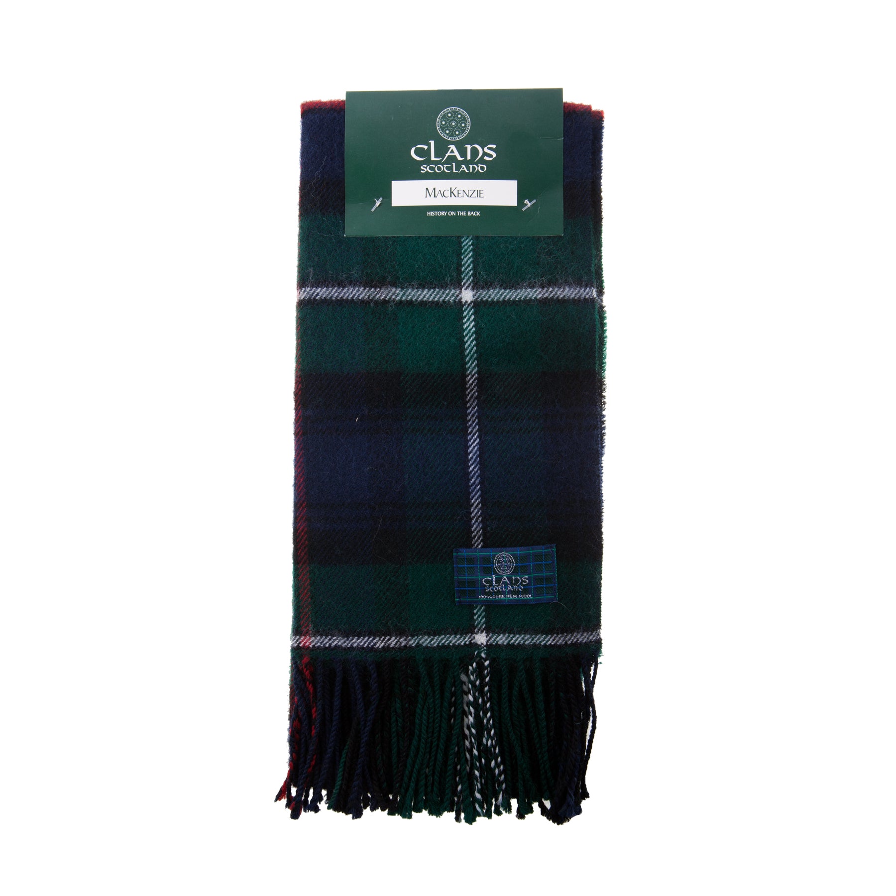 Lambswool Scottish Tartan Clan Scarf Mackenzie