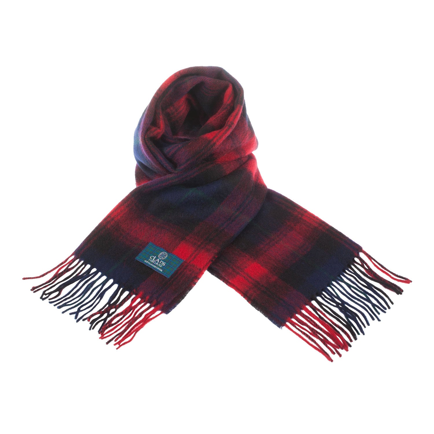 Lambswool Scottish Tartan Clan Scarf Maclachlan