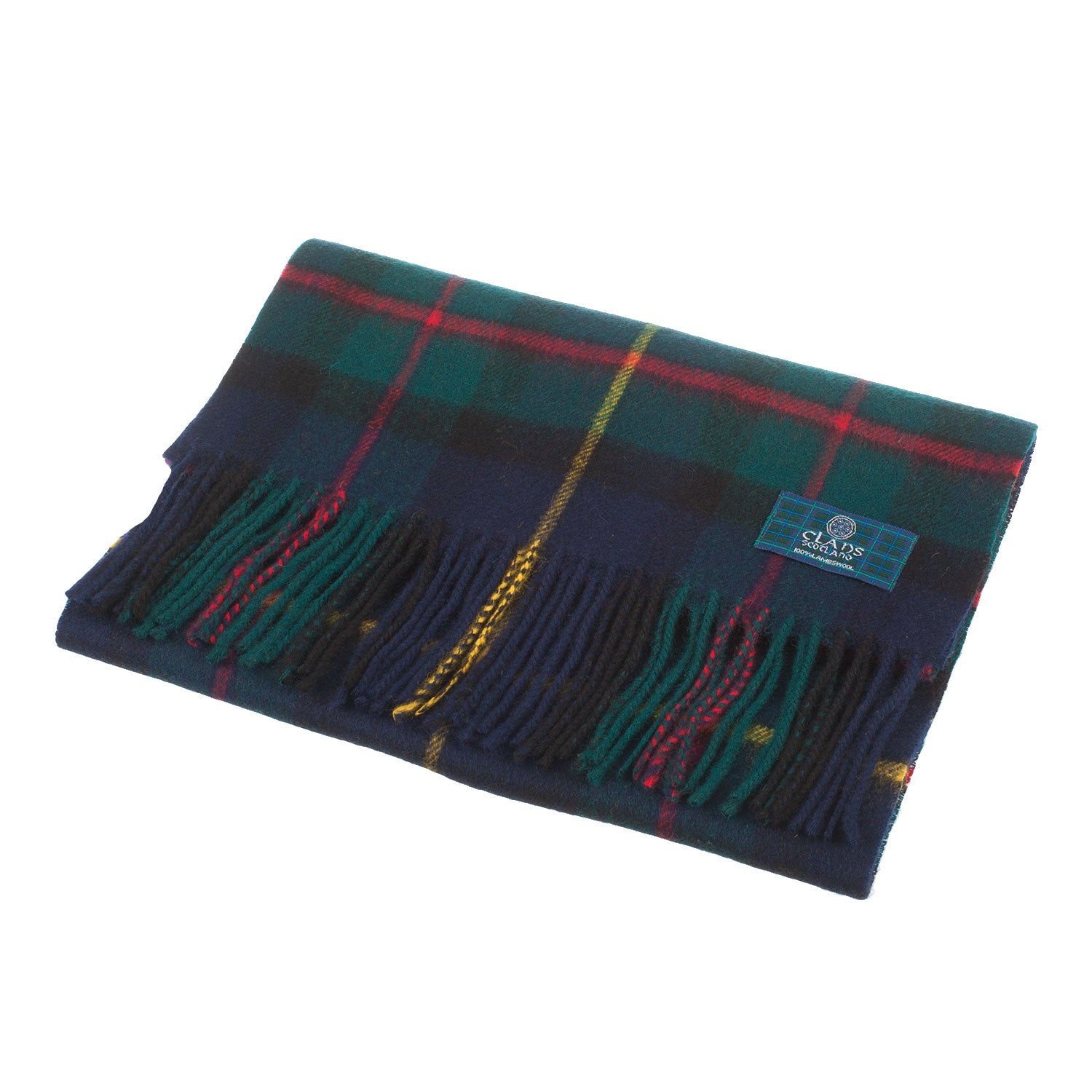Lambswool Scottish Tartan Clan Scarf Macleod Of Harris