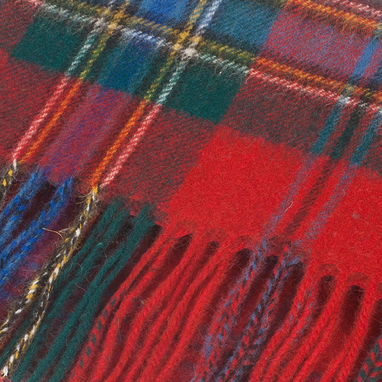 Lambswool Scottish Tartan Clan Scarf Maclean Of Duart